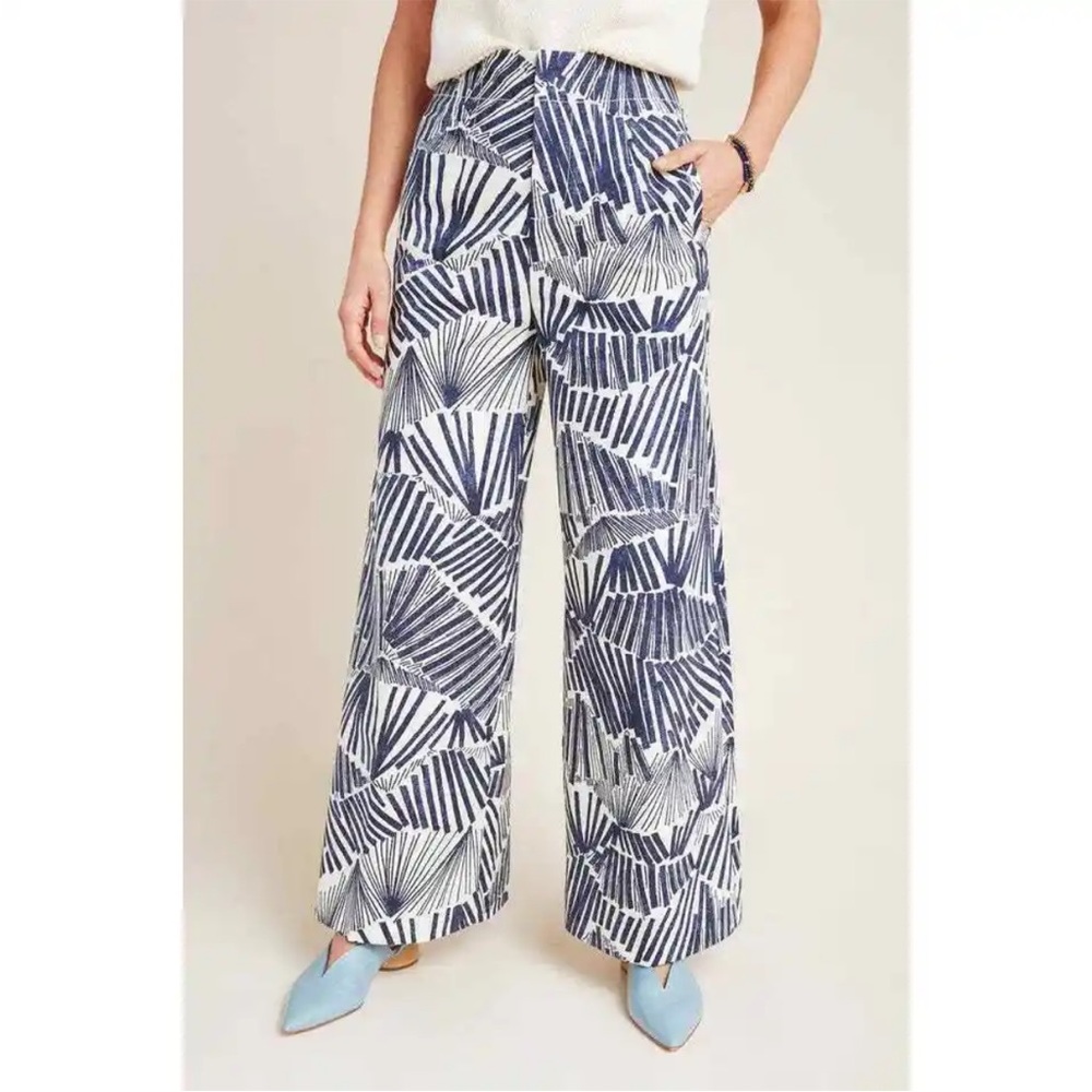 Anthropologie Kristie Wide Leg pants